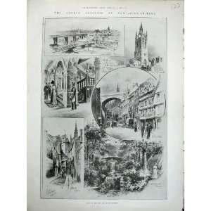  1900 Church Newcastle On Tyne Durham College Cathedral 