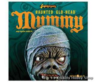 MPC Haunted Glo Head 6 Mummy GLOW in Dark model#724  
