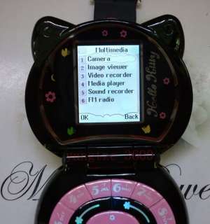 New Hello Kitty cell phone Unlocked watch style  mp4 fm radio 1GB 