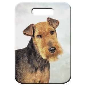  Set of 2 Welsh Terrier Luggage Tags 