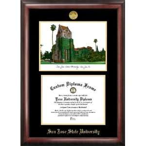 California State University, Fullerton Gold Embossed Diploma Frame 