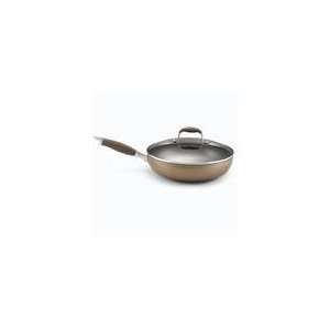   Advanced Bronze Collection   12 Covered Deep Skillet: Kitchen & Dining