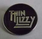 thin lizzy vintage enamel metal pin badge 80 s returns