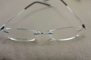   rimless RX eyeglasses glasses 8230 silver Spectacle frameless NEW