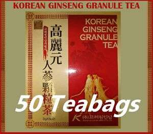 Korean ginseng extract granule health diet tea 3g X 50.  