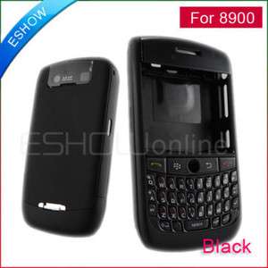 New Black Full Housing Cover+Keypad for BlackBerry 8900  