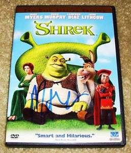 MIKE MYERS SIGNED SHREK DVD MOVIE 2 DISC SPECIAL ED.  