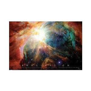   Poster (Nebula, Albert Einstein Quote) 36 x 24