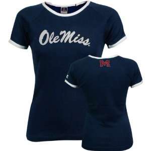    Mississippi Rebels Womens Starting Line Tee: Sports & Outdoors