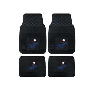  and Rear All Weather Floor Mats   Los Angeles Dodgers: Automotive