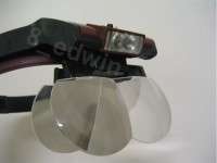 Quality Illuminated 5 Lenses Headband Magnifier   N  