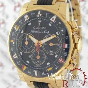 Corum Admirals Cup Chronograph 985.671.55 18K Rose Gold & Rubber 