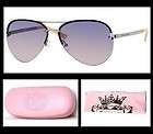 Authentic Juicy Couture Genre/S Designer Aviator Sunglasses Cute 