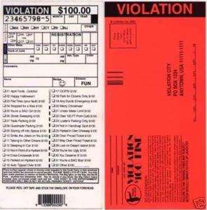 25 Fake Parking Tickets ( The Ultimate Gag )^  
