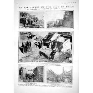  1915 EARTHQUAKE ITALY AVEZZANO CAPPELLA KING ALBERT WAR 