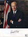 US President Gerald Ford and Betty Ford response signed card  