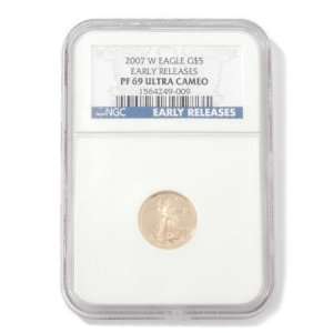   : 2007 $5 Gold American Eagle PF69UC Early Release: Sports & Outdoors