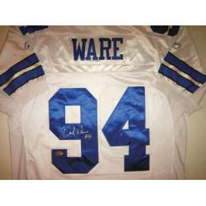  DeMarcus Ware Signed Jersey   Authentic: Sports & Outdoors