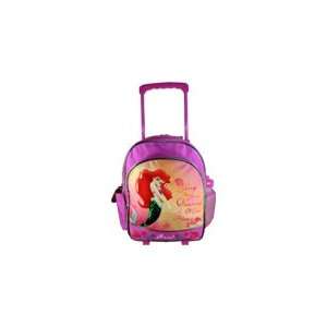   Mermaid Ariel Toddler Rolling Backpack Luggage (AZ2014): Toys & Games