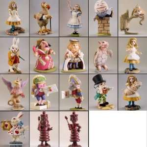  Alice in Wonderland Figures  set of 18