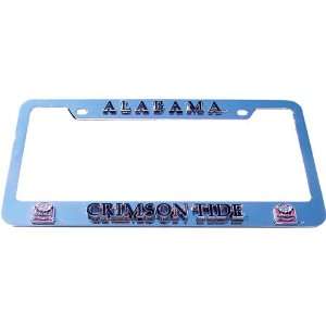   Tide NCAA Chrome License Plate Frame by Half Time Ent.: Sports