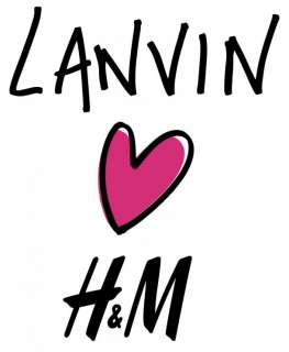 LANVIN for H&M Mens Blue Dress Shirt 15.75 39/40 NWT  
