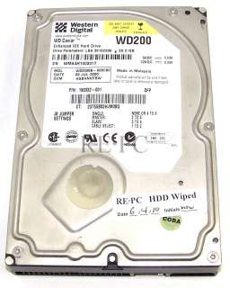 Western Digital WD200BB 20 GB IDE Hard Drive WD200  