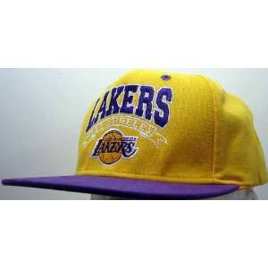 Los Angeles Lakers Vintage Retro Snapback Cap: Sports 