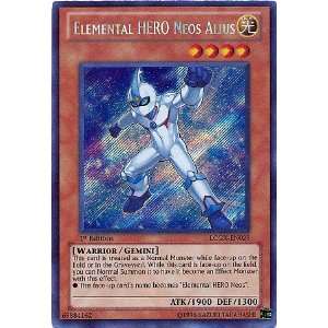   Card Elemental HERO Neos Alius LCGX EN028 Secret Rare Toys & Games