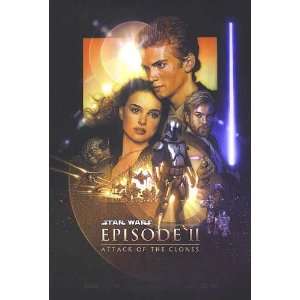  STAR WARS EPISODE II NEW MOVIE POSTER FULL SIZE 