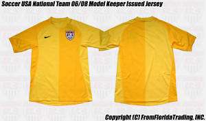 Soccer USA National Team 06/08 Keeper Issued Jersey(M)Y  