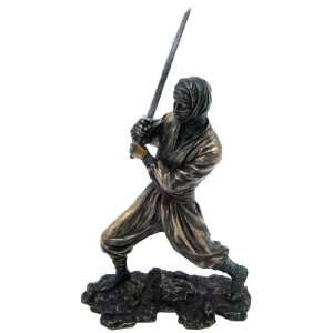  Ninja Warrior W/ Sword Statue Figure Martial Arts Stealth 