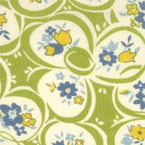 Moda Punctuation Ditto Daisies Lime Green Quilt Cotton 