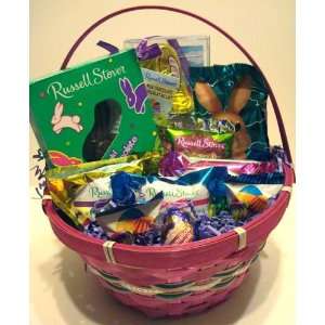   Basket   Gift Basket Filled with Russell Stover Assorted Easter Candy