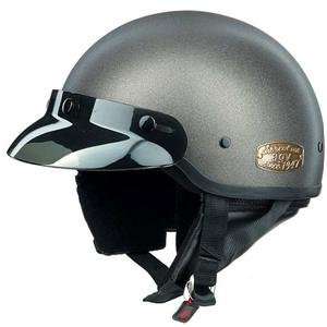  AGV Thunder Solid Half Helmet   Small/Asphalt Automotive
