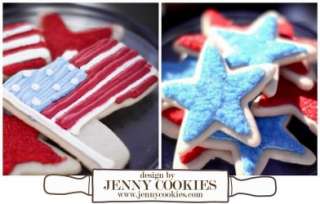 Piece Cookie Cutter Set Flag American Eagle US Map  