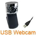 Webcam Camera PC Laptop+ Mic USB 2.0 6 LED 30.0M Pixels 24 bit true 