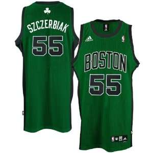 Adidas Boston Celtics #55 Wally Szczerbiak Green Swingman 