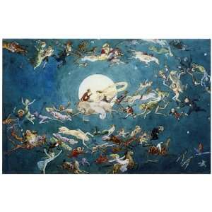 CANVAS A Dance Around the Moon by Charles Altamonte Doyle 