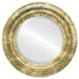    Lancaster Circle in Champagne Gold Mirror and Frame