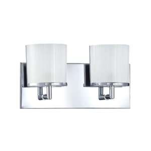 Kendal Lighting VF2300 2L CH Altea Collection 2 light Vanity Fixture 