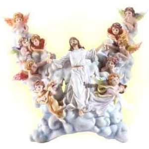  Jesus in Clouds Wall Light