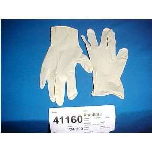   Health  Positive Touch Powder free Latex Exam Gloves, Medium pk100