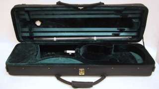 Deluxe Oblong 4/4 Violin Case (Green)+Extras  
