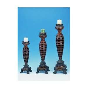  3Pc Hurricane Candle Holders: Home & Kitchen