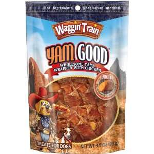 Waggin Train Yam Good Dog Treats, Chicken, 3.5 Ounce Package