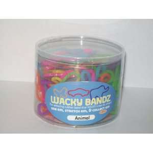  Wacky Bandz Tub of 72 Collectable Wearable Rubber Bands  Animals 