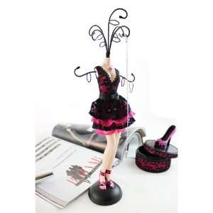  Jewelry Holder Flirty Lace Mannequin Large 17in: Home 