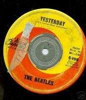 Capitol 45rpm THE BEATLES Yesterday + Act Naturally  