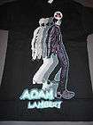 ADAM LAMBERT Mah Boots T Shirt **NEW music band concert tour Slim Fit
